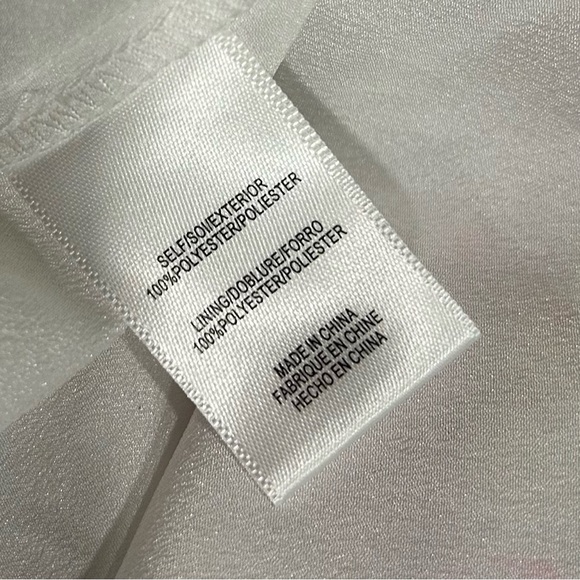 NWT WAYF Seanna Ivory Floral Printed Tiered Maxi Skirt Side Slit Lined Size M - Picture 7 of 8